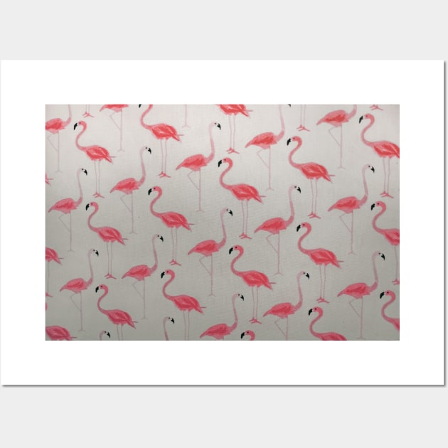 Pink Flamingo Printed Wall Art by Design to express
